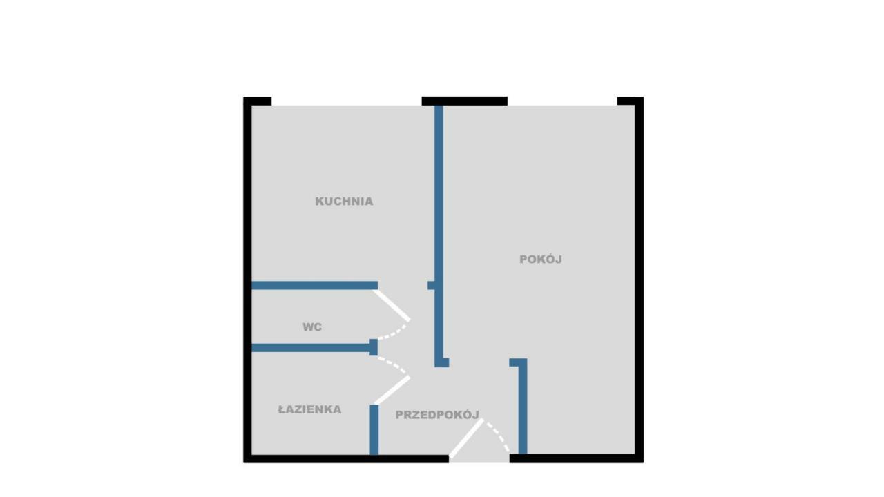 Ferienwohnung Dk Apartament Panorama Allenstein Exterior foto